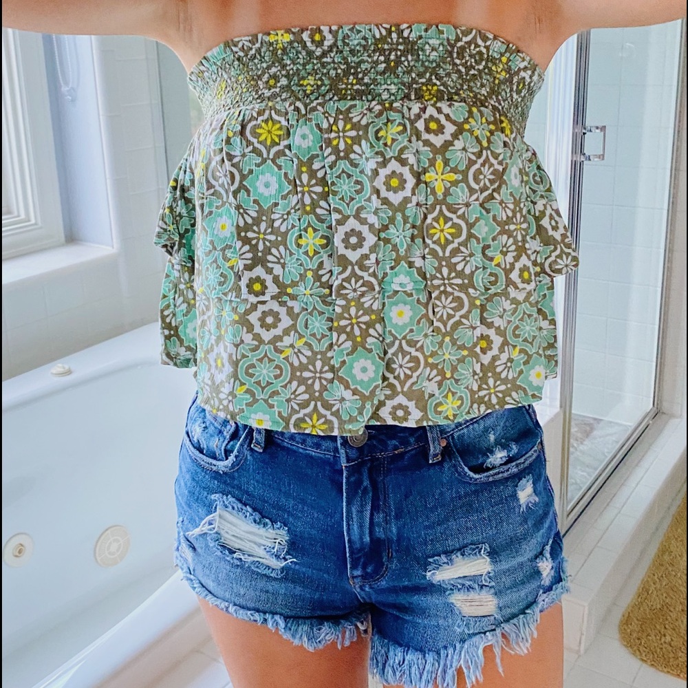 tube top/ swim suit cover up